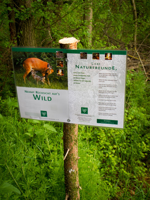 Rücksicht auf’s Wild