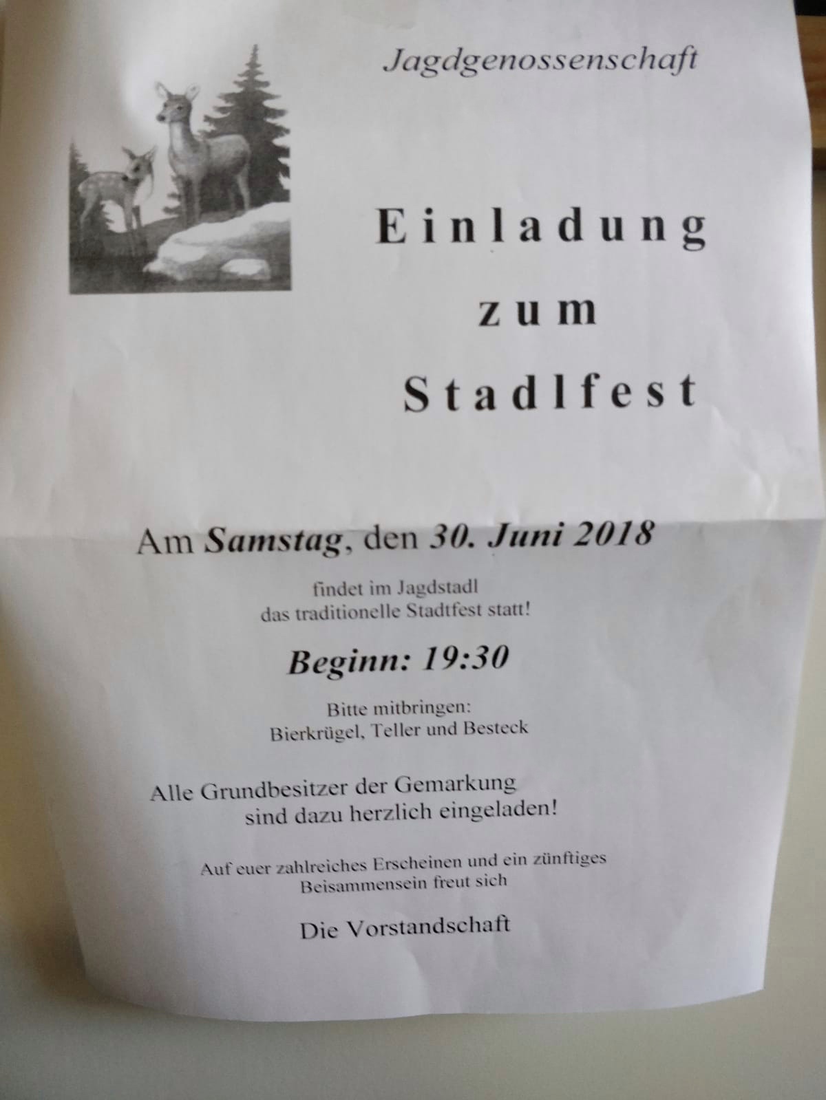 Stadlfest