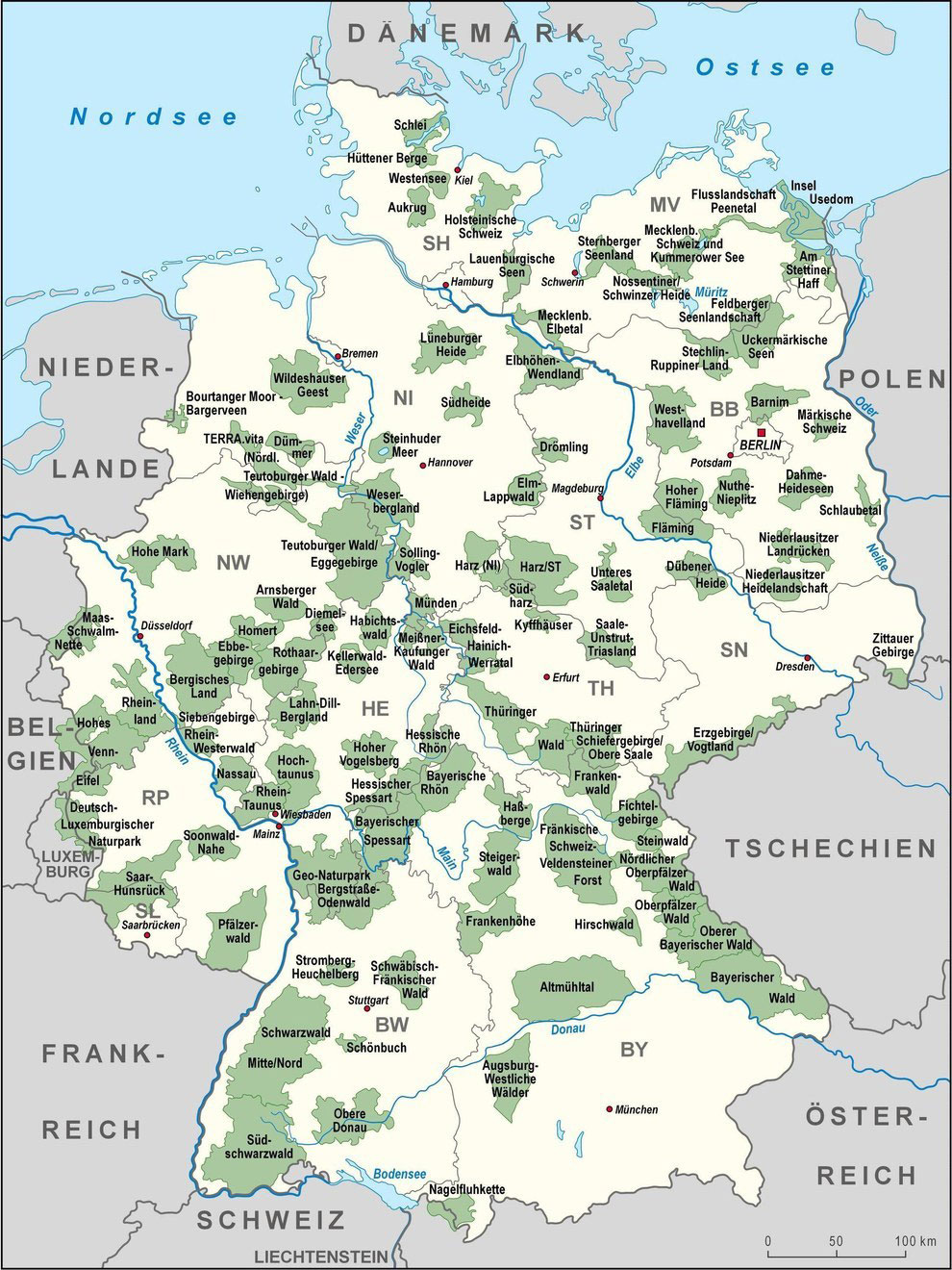 Naturparks in Deutschland